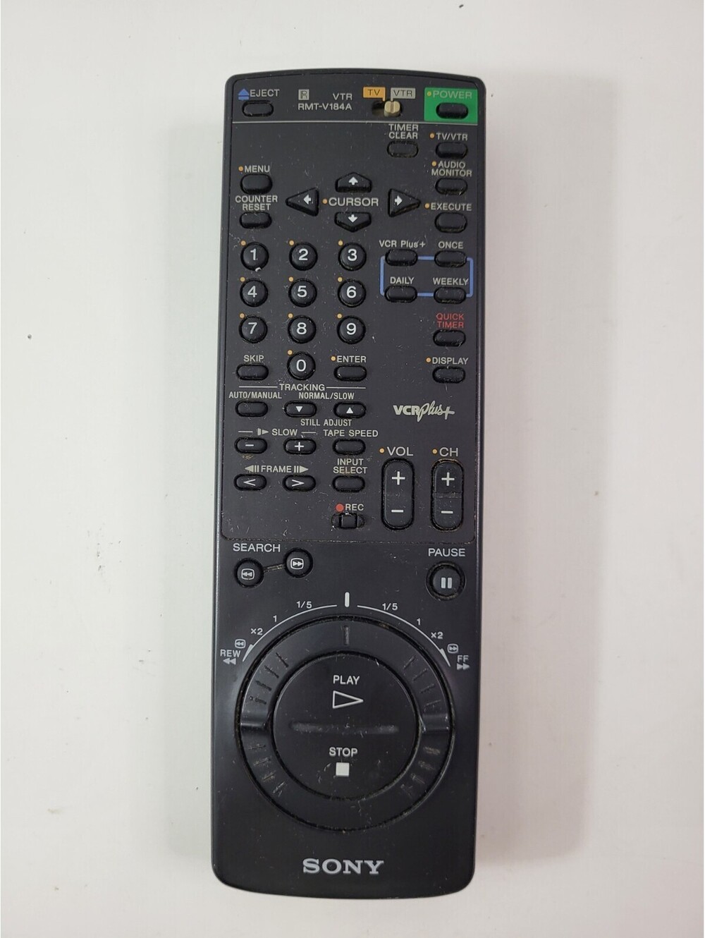Sony VCR Remote For SLV-760HF VCR Plus